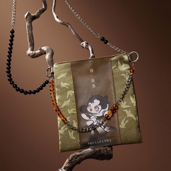SKULLPANDA The Ink Plum Blossom Series-Bead String Mini Bag - Image 3