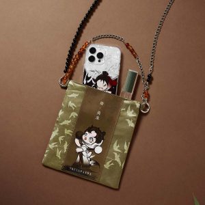 Alternative view of SKULLPANDA The Ink Plum Blossom Series-Bead String Mini Bag