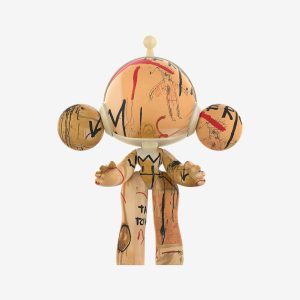Alternative view of MEGA α SKULLPANDA 1000% JEAN-MICHEL BASQUIAT