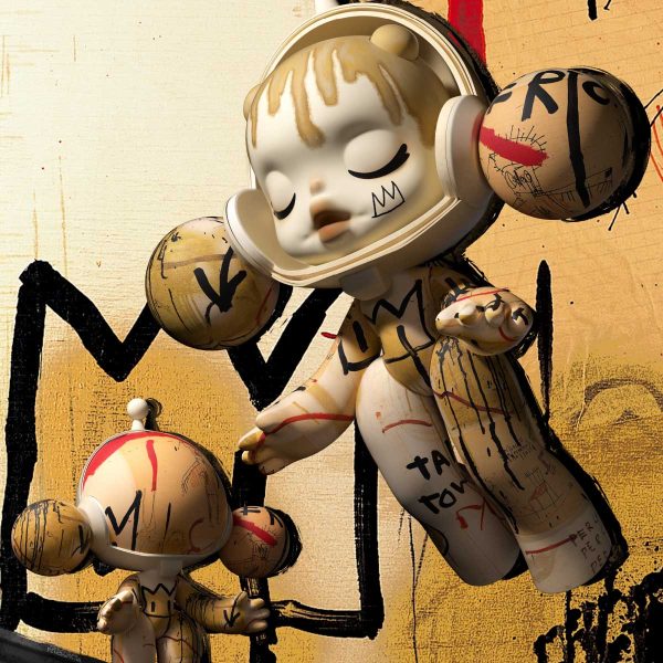 MEGA α SKULLPANDA 1000% JEAN-MICHEL BASQUIAT - Image 8