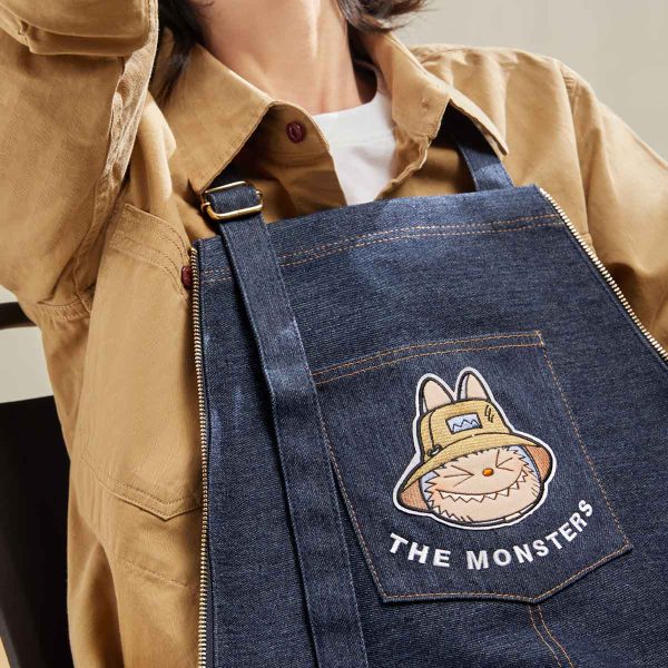 THE MONSTERS FALL IN WILD SERIES-Denim Apron Bag - Image 4