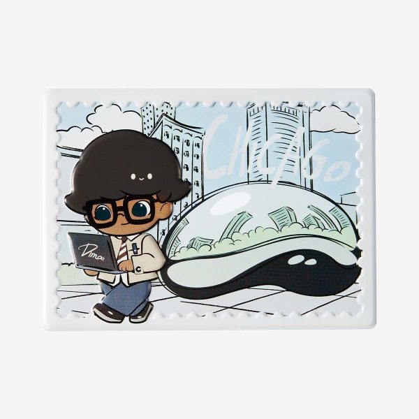 DIMOO'S HOLIDAY IN THE USA SERIES-Fridge Magnet - Image 4