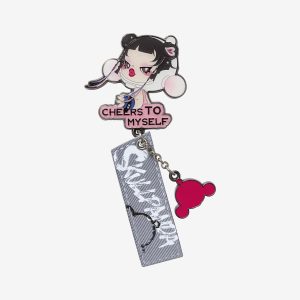 Alternative view of SKULLPANDA CHEERS TO MYSELF SERIES-Badge Pendant Blind Box