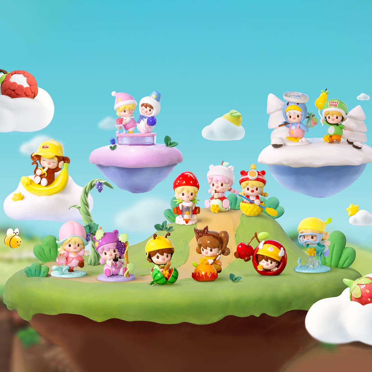 Sweet Bean Fruit World Adventure Series Figures - Image 13