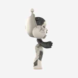 Alternative view of MEGA α SKULLPANDA 400% Egon Schiele