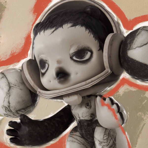 MEGA α SKULLPANDA 400% Egon Schiele - Image 10