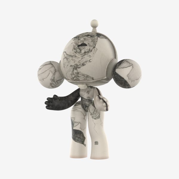 MEGA α SKULLPANDA 1000% Egon Schiele - Image 6