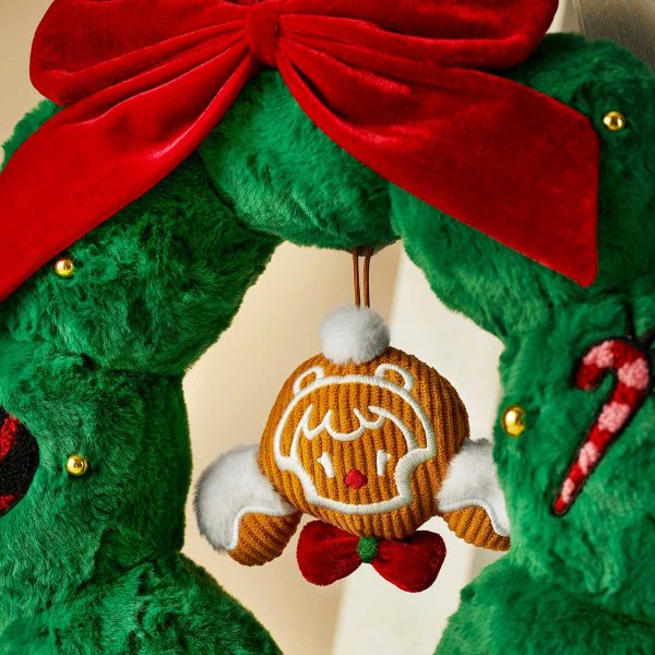 SKULLPANDA Tell Me What You Want Series Plush Wreath Pendant - Image 4