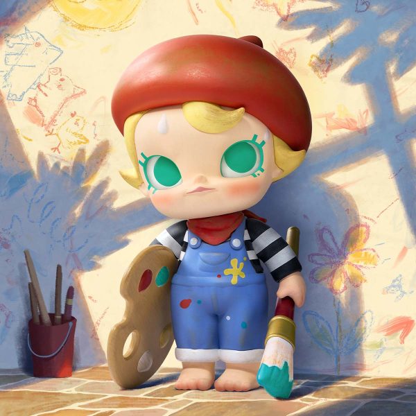 Baby Molly Future Painter Figurine - Image 9
