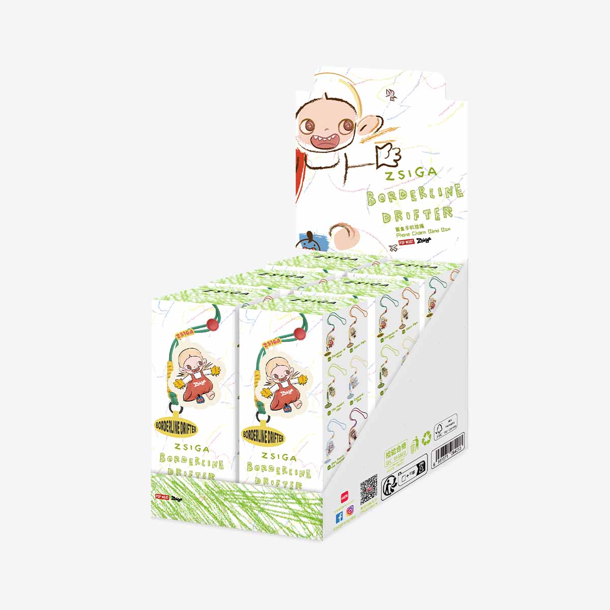 Zsiga Borderline Drifter Series-Phone Charm Blind Box - Image 11