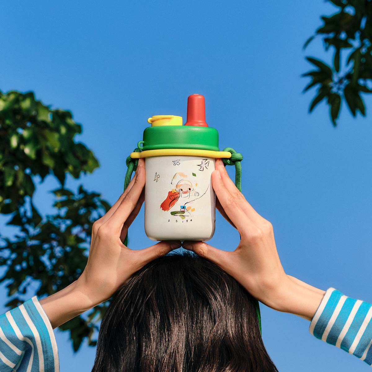 Zsiga Borderline Drifter Series-Portable Insulated Straw Cup - Image 4