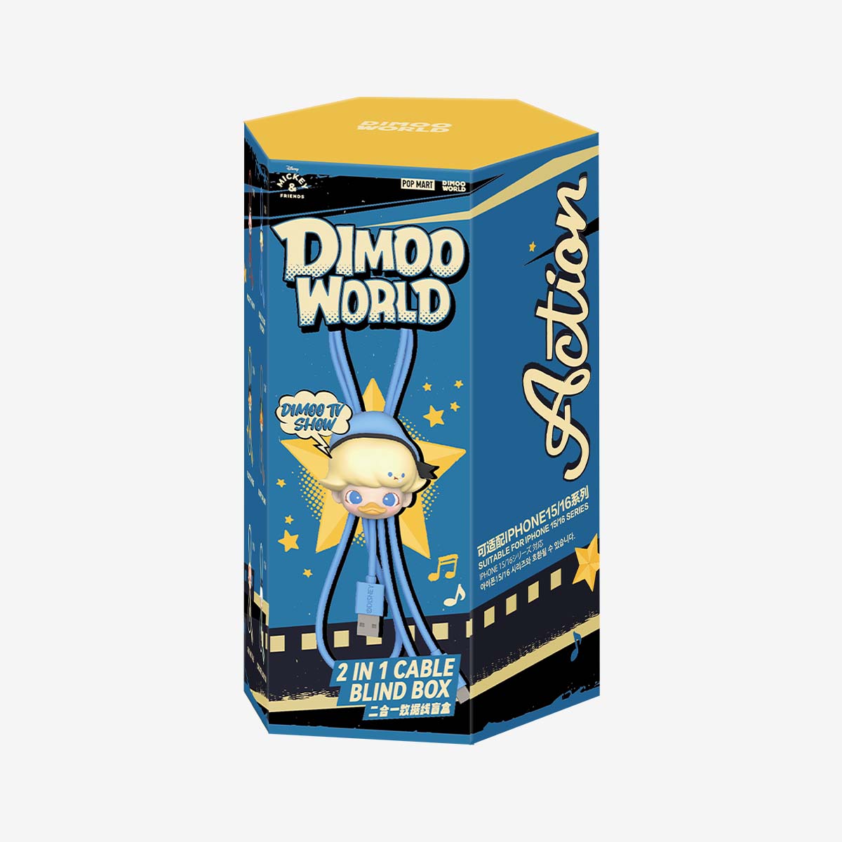 DIMOO WORLD × DISNEY Series-2 in 1 Cable Blind Box - Image 11