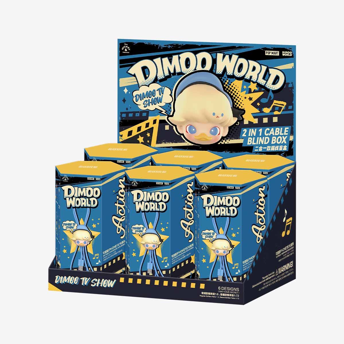 DIMOO WORLD × DISNEY Series-2 in 1 Cable Blind Box - Image 12