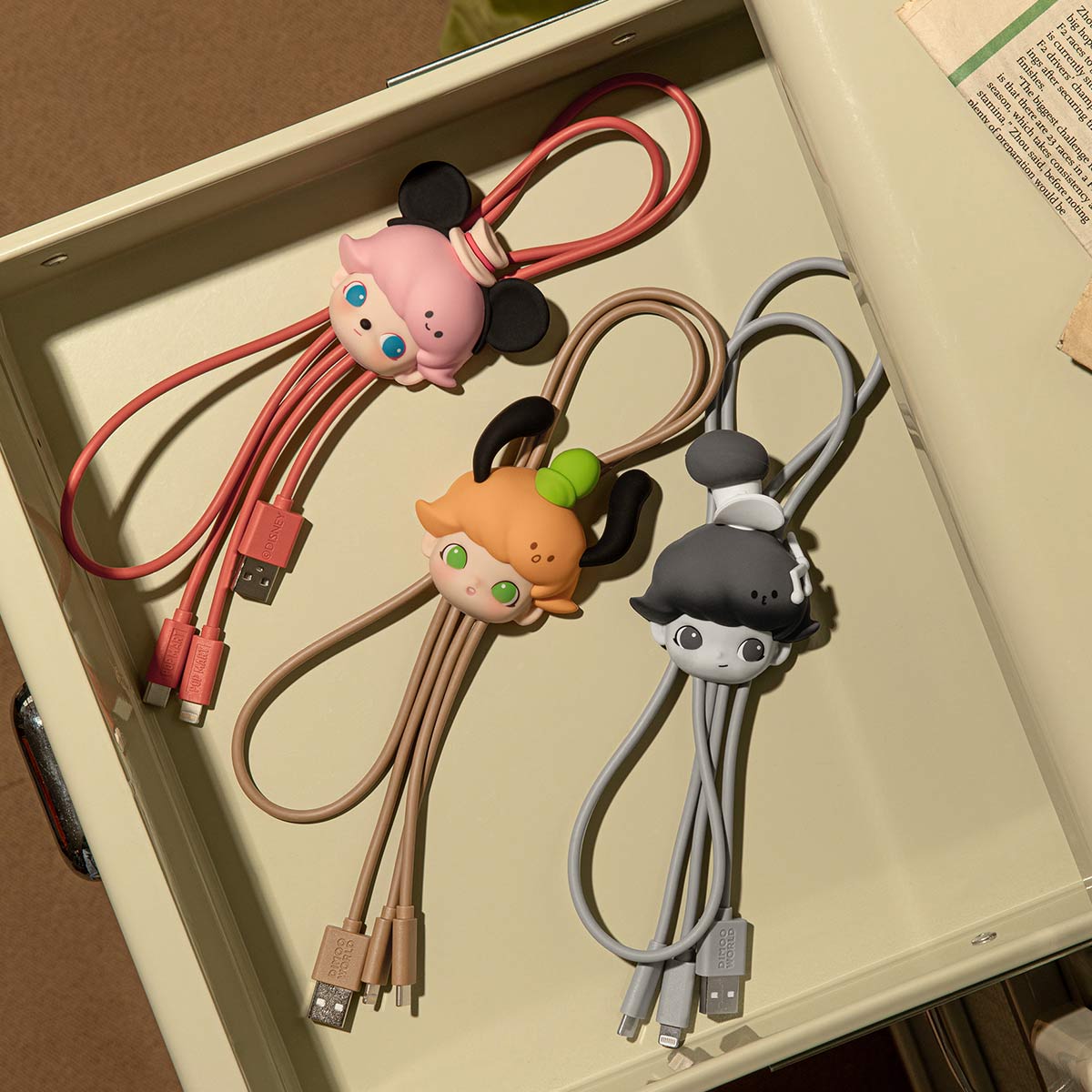 DIMOO WORLD × DISNEY Series-2 in 1 Cable Blind Box - Image 8