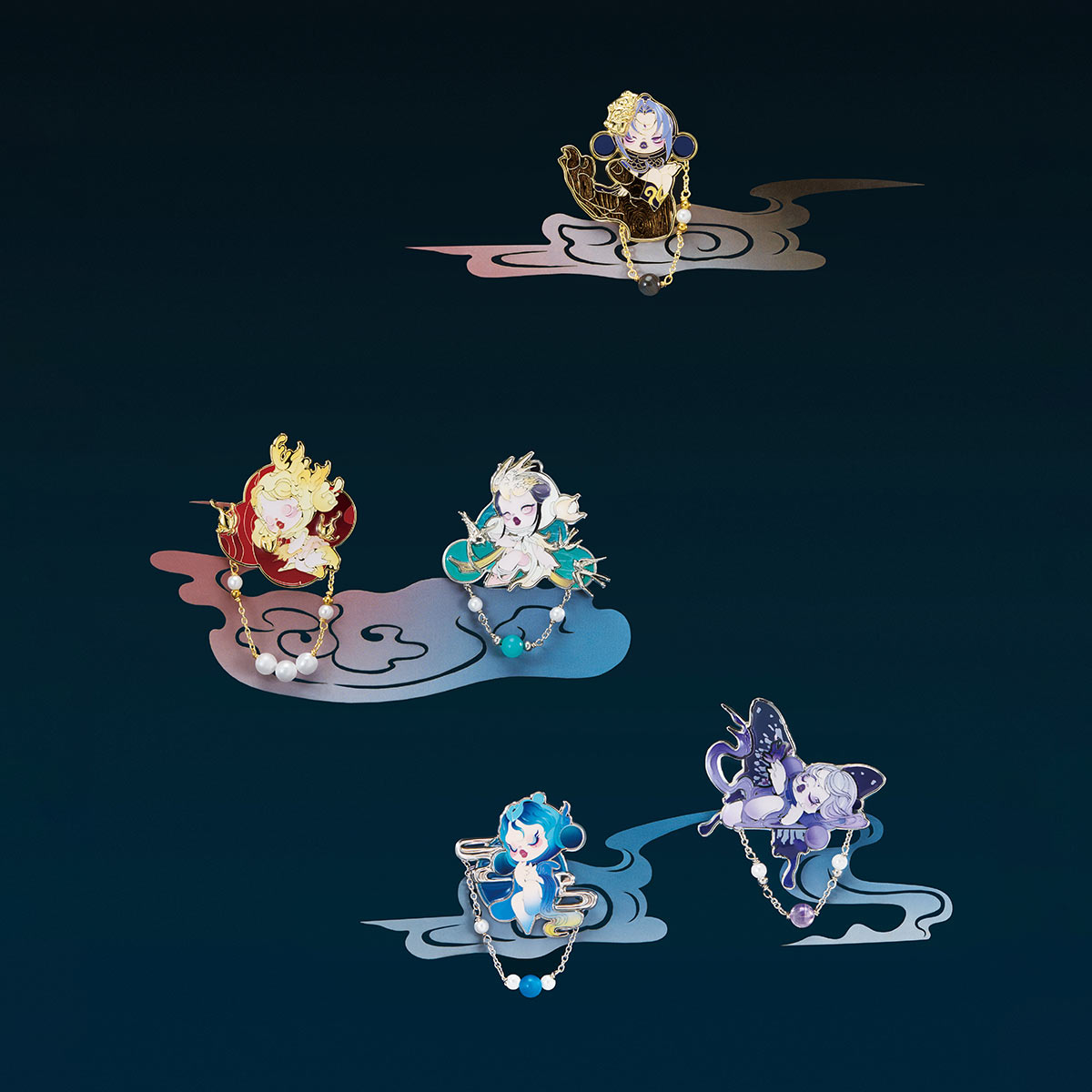 SKULLPANDA The Mirage Series Breastpin - Image 2