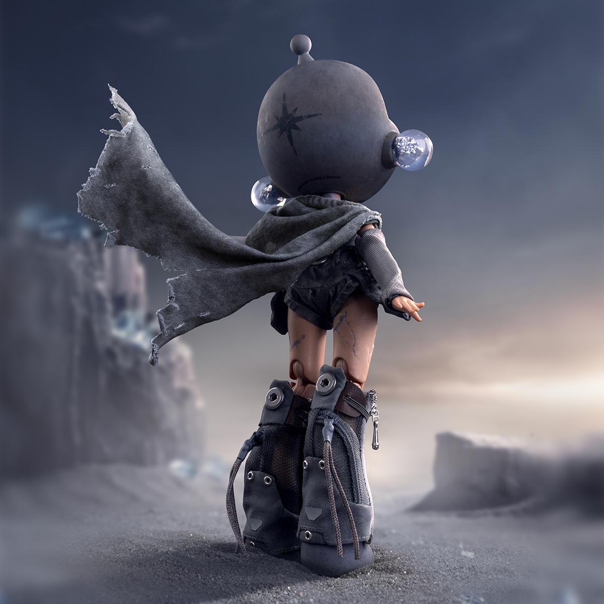 SKULLPANDA × HAMCUS 1/6 Action Figure - Image 7