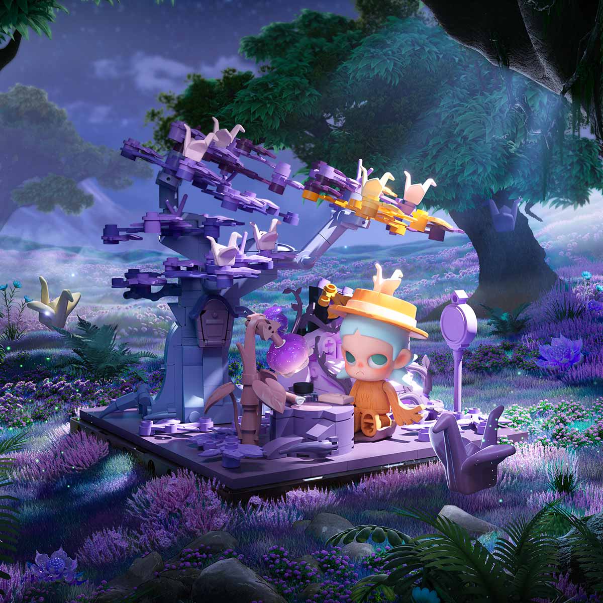 Zsiga Walking Into The Forest Series Blocks - Image 7