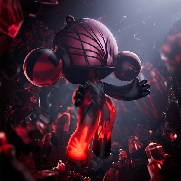 [Scan to Buy] MEGA α SKULLPANDA 1000% Red Crystal - Image 4