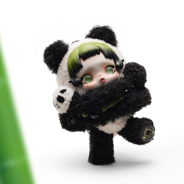 SKULLPANDA Lazy Panda Plush Doll Pendant - Image 5