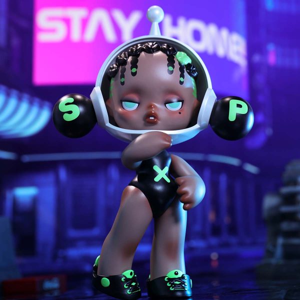 SKULLPANDA OOTD The Wild Green Figurine - Image 6